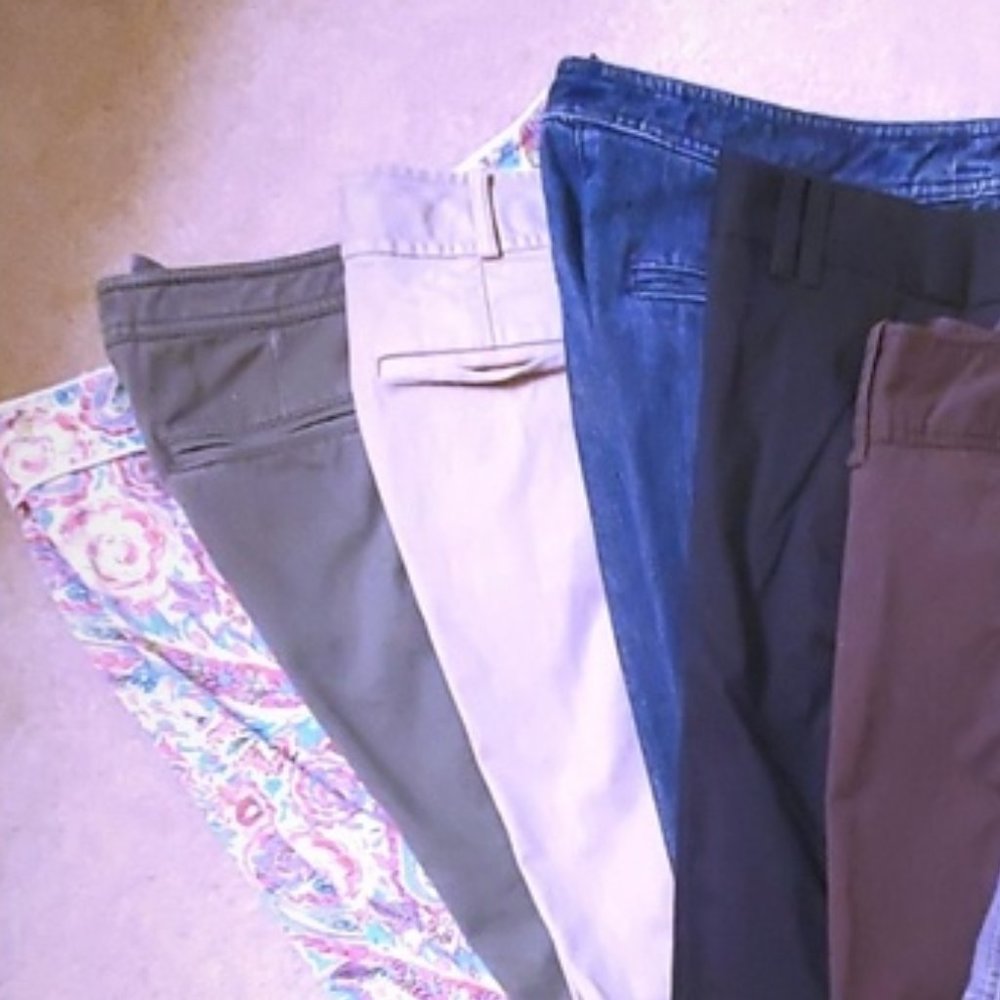 Talbots, Loft, Liz Claiborne shorts black tan bundle of 6